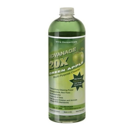 ADVANAGE 20X Multi-Purpose Cleaner Green Apple - 20X is Our Newest (Best Green Cleaning Supplies)