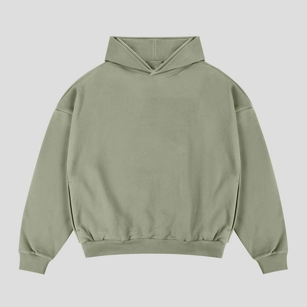 pstuiky camisas de manga larga para hombre, Sudadera con capucha y hombros caídos de manga larga para hombre salir tops l