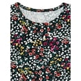 thumbnail image 2 of Wonder Nation Girls Waffle Top with Short Sleeves, Sizes 4-18 & Plus, 2 of 3