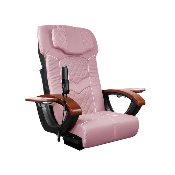 Universal Size Pedicure Chair Cushion Cover Set for Nail Salon Pedicure Spa Massage Chair, Universal Replacement Fit All Models, Pink