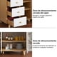 thumbnail image 5 of Zocalo Mueble Organizador Multiusos para Cocina, Sala, Comedor u Oficina - Gabinete con 4 Cajones y 2 Puertas, 120x35x90 cm, Blanco, 5 of 8