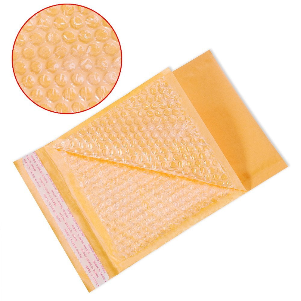 9.5 X 14 100 Pcs Premium Kraft Bubble Cushioned Mailer