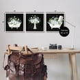 thumbnail image 4 of Stupell Industries Rustic Bathroom Florals Botanical & Floral Painting White Framed Art Print Wall Art, 17 x 17, Set of 3, 4 of 10