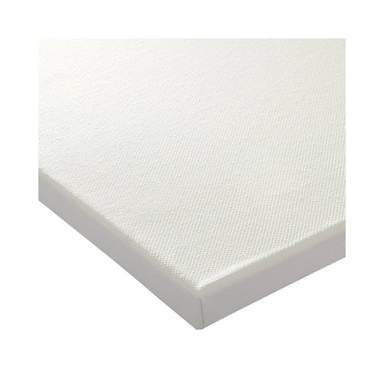 KINGART® Stretched White Canvas 9 x 12, 100% Cotton, Gesso