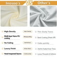 thumbnail image 5 of Inosoo Fabric Shower Curtain Liner, 72Wx78H Extra Long Waterproof Cloth Shower Liner, Beige, 5 of 10