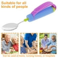 thumbnail image 6 of Adaptive Utensils with Nonslip Handle and Adjustable Silicone Strap 360° Rotatable Adaptive Eating Utensils Easy Grip Adaptive Spoon and Fork for Disability, 6 of 10
