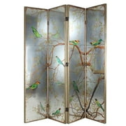 A&B Home KIF38999 Kathy Ireland Exotic Melodies 4-Panel Screen, 18 by 78" Exotic Melodies 4-Panel Screen