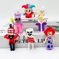 thumbnail image 4 of Anime The Amazing Digital Circus Keychain Digital Circus Clown Figure Keyring Jewelry Key Accessories Kids Toy Gift for Friends Jakarta, 4 of 6