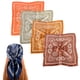 thumbnail image 1 of Pañuelo de seda para la cabeza de 27,5 pulgadas para mujeres y hombres, pañuelos vintage, pañuelo de satén para el cabello, pañuelo cuadrado de seda para el cuello, 1 of 6
