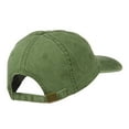 thumbnail image 4 of Fishing Red Walleye Lure Embroidered Washed Cap - Olive Green OSFM, 4 of 5