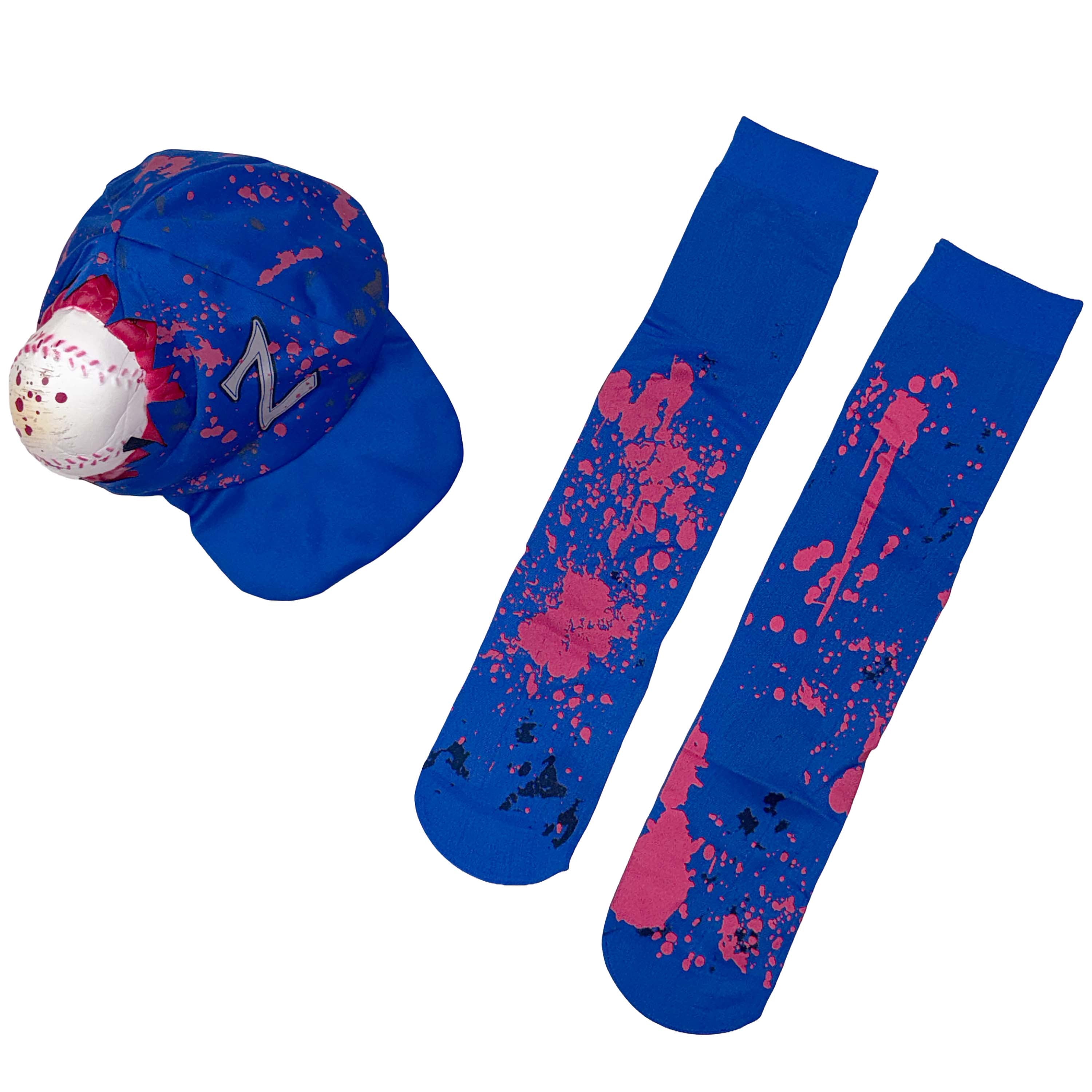 Home Run Horror Baseball Player Halloween Costume for Children, Boy's Size L (10/12), by Way to Celebrate