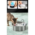 thumbnail image 4 of Deeceymbur 3.2l Stainless Steel Pet Fountain for Drinking Automatic Water Dispenser for Cats and Dogs Large Fountains with Filter, 4 of 10