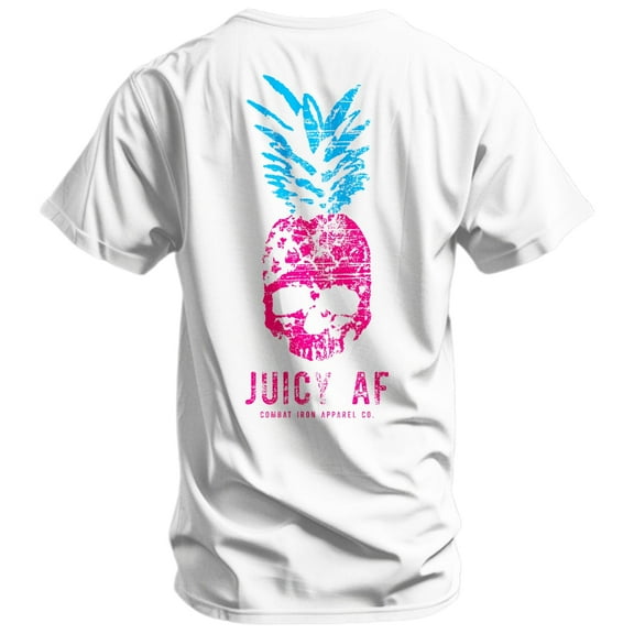 Combat Iron Juicy Af Pineapple Men's T-Shirt 3Xl / White