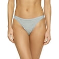 thumbnail image 2 of Felina Women's Organic Cotton Thong Underwear, 6-Pack, 2 of 3