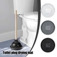 thumbnail image 4 of 2Pcs Plunger Tray - Plunger Mat Air Drying Mat for Toilet Plunger - Plunger Holder Catches Drips - Wicks Water from Plunger and Dries Quickly, White, 4 of 7