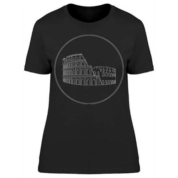 Colosseum In Darkness  T-Shirt Women -Image by Shutterstock, Female 3X-Large