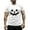 white, variant on Funny Pumpkin Skull Print Men's & Big Men's Cotton Crewneck T-Shirt Novelty Holiday Short Sleeves, Size XS-5XL