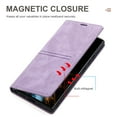thumbnail image 4 of Allytech Slim Wallet Case for Samsung Galaxy S23 with Card Slots & Cash Pocket, Luxury PU Leather Kickstand Magnetic Closure Shockproof Anti-Drop Protective Flip Cover Case, Purple, 4 of 6