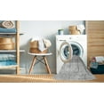 thumbnail image 2 of Ahgly Company Machine Washable Indoor Rectangle Contemporary Dark Goldray Area Rugs, 9' x 12', 2 of 7