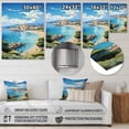 thumbnail image 4 of Designart "At Antibes French Seaside wall art II" France Metal Art Living Room, 4 of 5