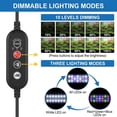 thumbnail image 5 of DAYBETTER 11" Length Clip On Aquarium LED Light, 24/7 Mode Full Spectrum Fish Tank Light with Timer, Adjustable 10 Brightness for Fish Tank, 5 of 7