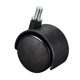 thumbnail image 1 of 10 PCS Costeras de muebles de 2 pulgadas Nylon M8 x 15 mm Tallo roscado Ruedas de ruedas giratorias 38LB Capacidad cada rueda, 1 of 2
