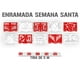 thumbnail image 5 of Papel Picado Religioso | Guirnaldas | Enramado | 5 tiras de 5 metros | diseño Semana Santa rojo y blanco con colores vibrantes | enramada mexicana artesanal | decoración de papel picado (Plastico), 5 of 6