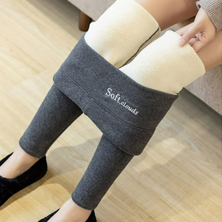  SpuunaW Cotton Leggings Lined Leggings with Pockets for Women  Fleeced Lined Leggings Womens Fleece Leggings for Cold Weather Women's  Winter Running Tights Plus Size Womens Pants Legging Fleece Lined :  Clothing