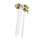 thumbnail image 4 of Respaldo de silla de boda con flores simuladas, decoración romántica para silla de pasillo de boda Rosa, 4 of 9