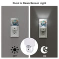 thumbnail image 3 of Honeii Travel Around The World Print LED Night Light with Light Sensor, Night Lights Plug Into Wall,Ideal for Bedrooms and Hallways-EU, 3 of 7