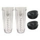 thumbnail image 3 of 2X Vaso de 32 Onzas con Tapa Sellada Ninja, Piezas de Repuesto Y Accesorios para Auto-IQ 1000W, 3 of 7
