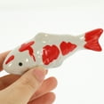thumbnail image 5 of LIOOBO Ceramic Floating Aquarium Decor Assorted Color 3Pack 3.9X1.4X1.2In, 5 of 8