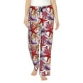 thumbnail image 2 of Goofa Coral Reef Printed Soft Pajama Pants for Women, Wide Leg Comfy Casual Lounge Yoga Pants-XX-Large, 2 of 9