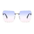 thumbnail image 2 of Only Moment Glasses Beach Accessories Polyester Classic Retro Trendy Designer Style Blue One Size, 2 of 5