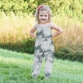 Baby Girl Pants Toddler Girls Kids Printing Jumpsuit Playsuit Strap