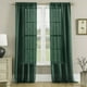 thumbnail image 1 of Cortinas SHINELAND de lino sintético transparente de color verde esmeralda, 213 cm, 2 paneles, 1 of 9