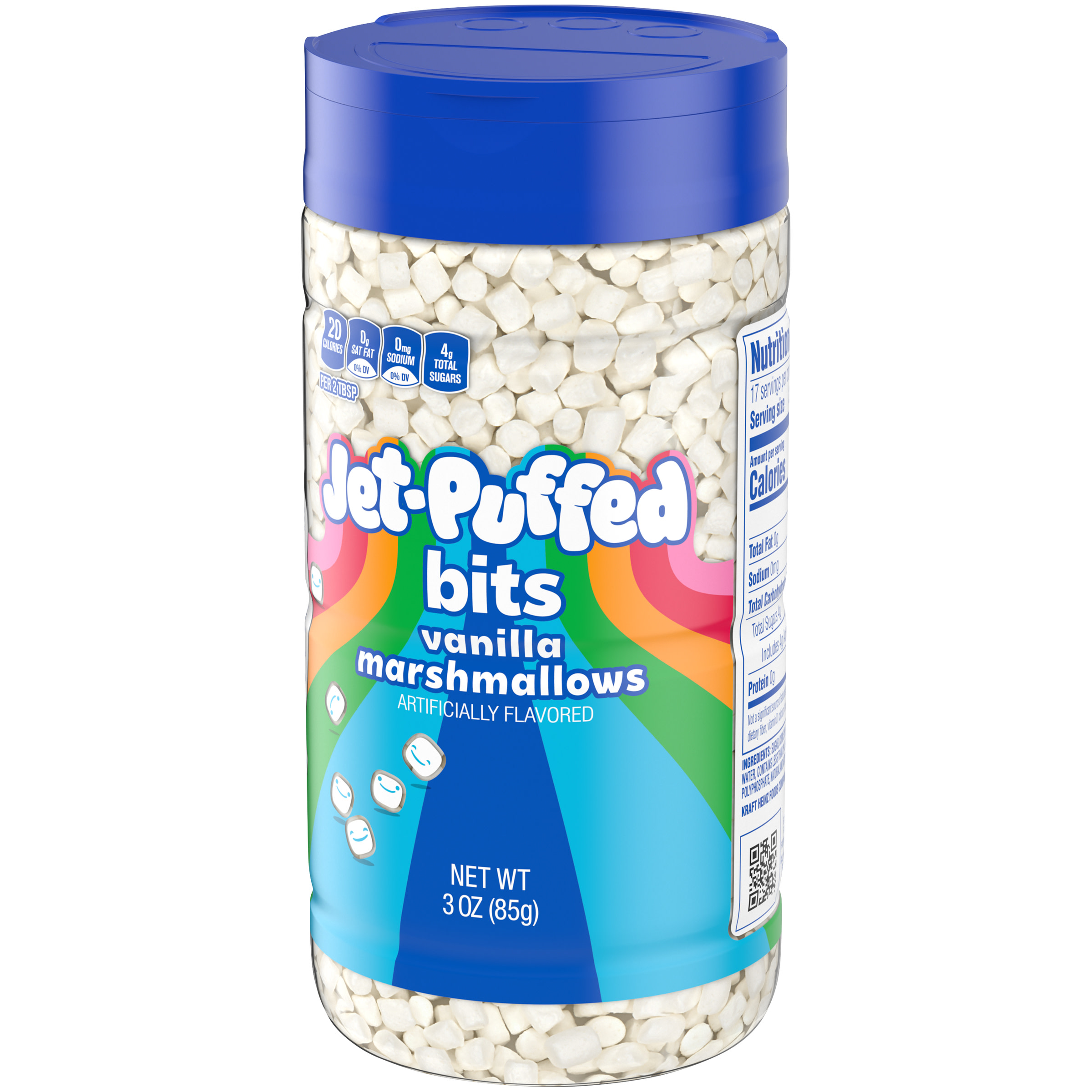 JetPuffed Vanilla Marshmallow Bits, 3 oz Shaker