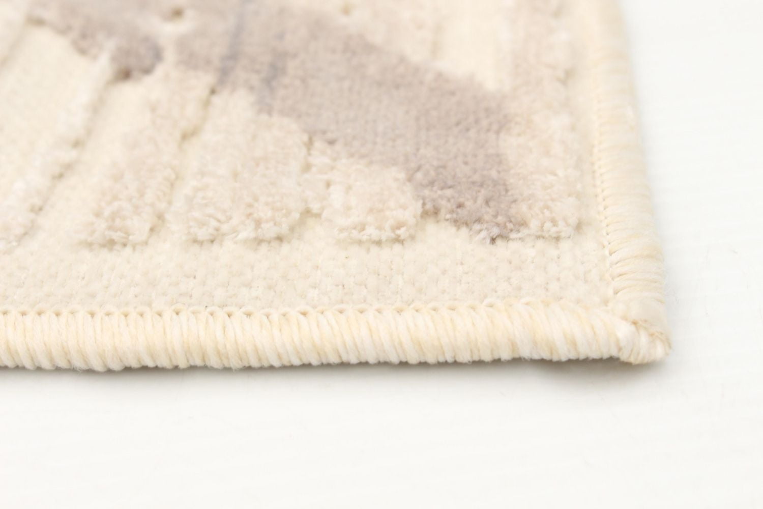 ECARPET Area Rug for Living Room and Dining Room Kasbah Ivory 6'3" x 9'6"