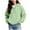 Green-b, variant on Women's 1/4 Zipper Sweaters, Loose Pullover Hoodies with Pockets, Fashion Sweater for Fall and Winter