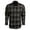Shadow, variant on VORTEX Adult Male Trail Call Tech Flannel Long Sleeve Shirt, Color: Shadow, Size: L