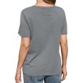 thumbnail image 4 of Summer Short Sleeve Solid Color Casual Women Leisure Basic T Shirt, 4 of 7