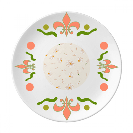 

White Pear Flower Petal Flower Flower Ceramics Plate Tableware Dinner Dish