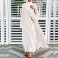 thumbnail image 2 of Abayas Robe Musulmane pour Femmes à Manches Longues Abaya Islamique Aïd Dubaï Caftan Robes Moyen-Orient Robe de Prière Robe en Mousseline, 2 of 7