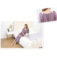 thumbnail image 4 of REDHOTYPE Pyjama Ample en Coton pour Femmes Style Bohème Imprimé Floral Manches Courtes Long Pyjama Confortable en Dentelle, 4 of 6