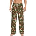 thumbnail image 2 of Goofa Mushrooms and Autumn Printed Soft Pajama Pants for Men, Wide Leg Comfy Casual Lounge Yoga Pants-Large, 2 of 9