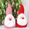 thumbnail image 3 of Injueey Muñeco de tela, adorno de Navidad, juguete para niños, mano de obra fina, ahorro de espacio, accesorio DIY, adorno, regalos dulces, suministros Kits de decoración para fiestas Rosado Injueey HA070783-01, 3 of 6