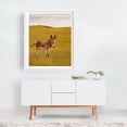 thumbnail image 2 of South Dakota Donkey - South Dakota Photography Rural Farmhouse Rustic Nature Landscape Animal Pastoral White Framed Wall Art Print 12 x 16 inches, 2 of 3