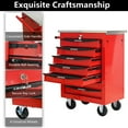 thumbnail image 3 of Aukfa Tool Box 7-Drawer Rolling Tool Chest Combination Workbench for Workshop Garage, Re'd, 3 of 9