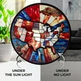 thumbnail image 3 of Personalized USA Map Stained Glass Window Hanging, Stained Glass Window Decor Suncatcher for Women, Perfect Home Décor, 3 of 6