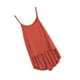 thumbnail image 4 of Conjunto de pijamas de 2 piezas para mujer, chaleco sexy, pantalones cortos, ropa de dormir, ropa de dormir, rojo ladrillo, L sidaley  AP001253-32, 4 of 7